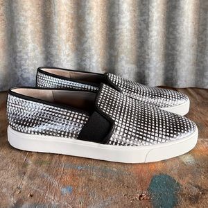 Vince Skate Sneakers Blair-5 Monochrome Leather Shoes